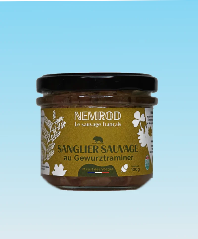 Terrine de sanglier au Gewurztraminer