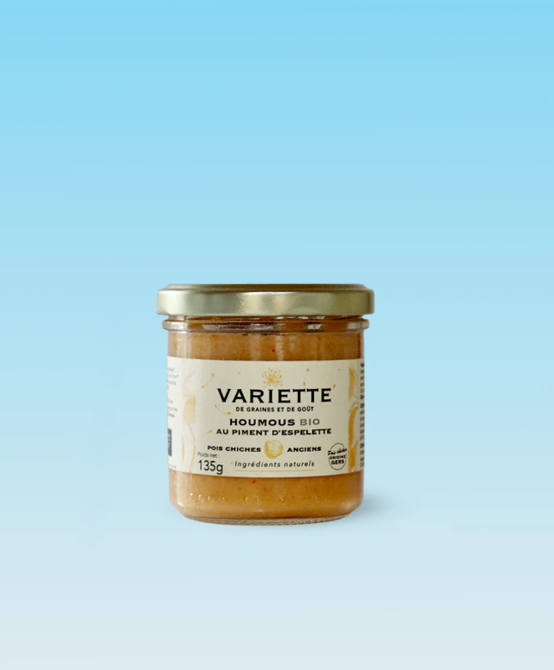 Houmous au piment d'Espelette BIO Houmous au piment d'Espelette BIO