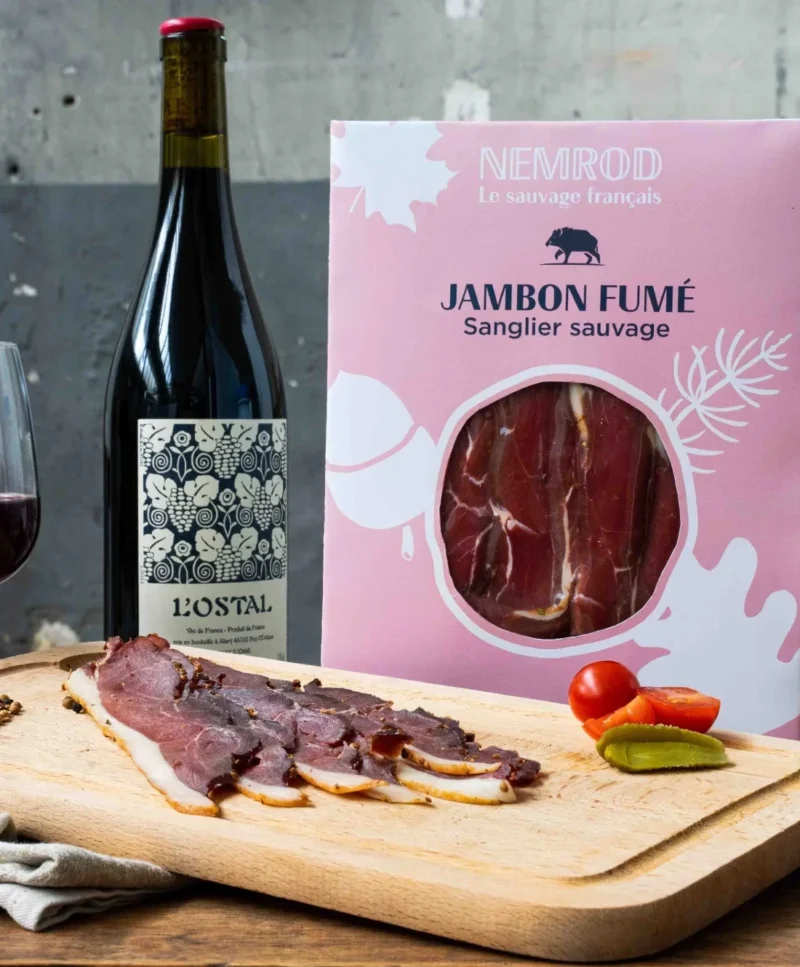 Jambon fumé & séché de Sanglier 120g Nemrod