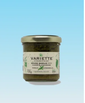 sauce basilic bio